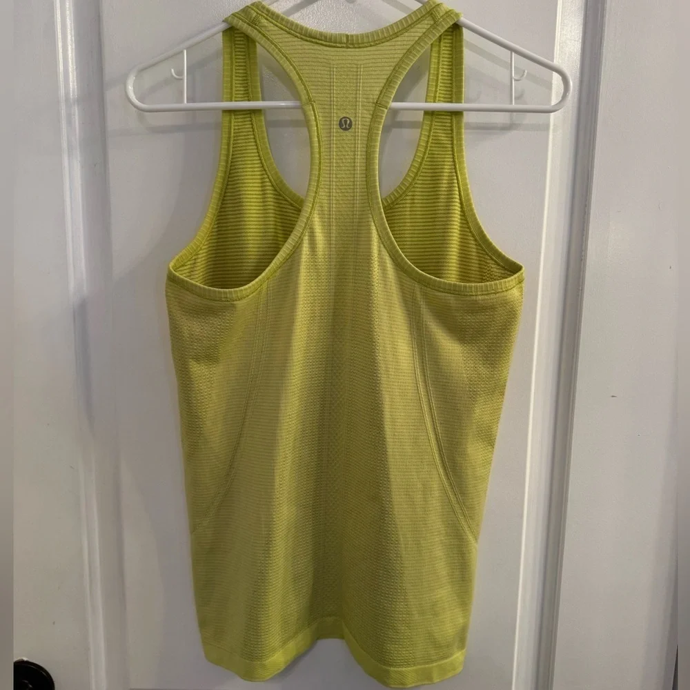 Lululemon Swiftly Tech Racerback 2.0 Yellow Pear